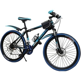 Jrechio Mountain Bike Mountain Bike da 20 Pollici 22 Pollici 24 Pollici da 26 Pollici in Lega in Lega di Alluminio in Bicicletta in legale Maschile e Femmina Outdoor Sports Road Bike Quattro Colori Sono Disponibili Blu 26