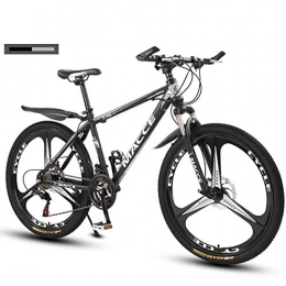 Hadishi Mountain Bike Mountain Bike Da Campagna, Freno A Doppio Disco Da 26 Pollici, Ruota Da Tre Coltelli, Bicicletta Per Cambio Paese, MTB Per Adulti Con Sedile Regolabile, Bicicletta Da Trekking, Argento, 27 speed