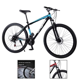  Mountain Bike Mountain bike da uomo, 29 pollici, 21 / 24 / 27 velocità, telaio in alluminio, accelerazione mountain bike, blu, 27 velocità