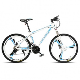 DMLGQ Mountain Bike Mountain Bike Freni a Disco Sport 26 Pollici 27 velocità Bianco Blu Lega di Alluminio
