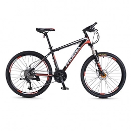 DMLGQ Bici Mountain Bike Freni a Disco Sport 26 Pollici 27 velocità Nero Rosso Lega di Alluminio