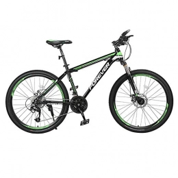 DMLGQ Mountain Bike Mountain Bike Freni a Disco Sport 30 velocità 27, 5 Pollici, Nero-Verde, Alluminio