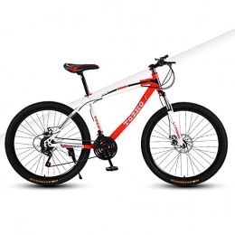 DGHJK Mountain Bike Mountain Bike Men 26 Pollici, Speed ​​Mountain Bicycle MTB Bike Teens, Freni a Doppio Disco per Bici da Strada per Adulti Donna