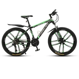  Bici Mountain Bike, Mountain Trail Bike Biciclette Fuoristrada Pieghevoli in Acciaio al Carbonio, Ingranaggi a Sospensione Completa per Bici Freni a Doppio Disco, B-26inch21speed