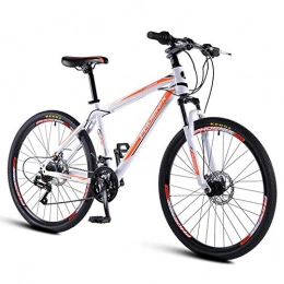 AMAIRS Mountain Bike Mountain Bike per Adulti, Bici da Strada da 26" con Doppio Ammortizzatore Mountain Bike A 21 velocità con Freno A Disco per Uomini E Donne Adulti per Pendolarismo, Arancia