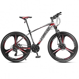 AMAIRS Mountain Bike Mountain Bike per Adulti, Forcella Anteriore con Blocco in Alluminio per Bici da Strada Leggera Bloccabile Adatta per Viaggi Urbani di Giovani Pendolari con velocità di 30 Pollici 26 Pollici, 1 Red