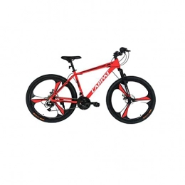 GYP Mountain Bike Mountain bike per adulti ruote da 26 pollici da uomo / donna da 16 pollici telaio in alluminio viene fornito con sospensione a molla con deragliatore protetto dagli urti, sistema di freno a disco (rosso