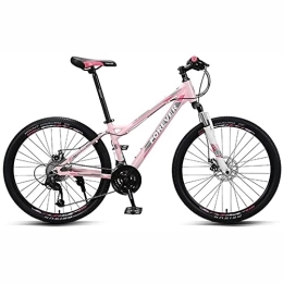 LapooH Mountain Bike Mountain bike professionale a 30 velocità Mozzo per cuscinetti in lega di alluminio a sgancio rapido anteriore per bicicletta da donna con cambio leggero, 27 speed