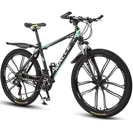 OMIAJE Mountain Bike Mountain Bike Youth Giovani da uomo for adulti Bicella femminile Mtb Mountain Bike 26 pollici donne / uomini Mtb Bicycles Frame di acciaio a carbonio leggero 21 / 24 / 27 Velocità con sospensione anteriore