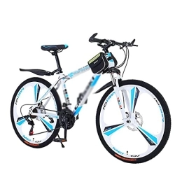 MQJ Mountain Bike MQJ Adult Mountain Bike Ruote da 6 Pollici per Mens / Womens 21 / 24 / 27 Velocità Dual Disc Freno a Disco Mtb con Telaio in Acciaio Al Carbonio per Ragazze Ragazze Uomini e Wome / Bianco / 27 Velocità