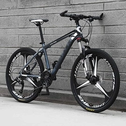 MQJ Mountain Bike MQJ Mountain Bike, 24 / 26 Pollici Adulto con 21 / 24 / 27 / 30 Velocità Mountain Bike Leero in Lega Di Alluminio Full Frame a Sospensione Frontale Forcella Freno a Disco Freno, e ~ 24 Pollici, 24 Velocità