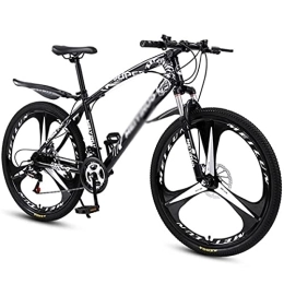 MQJ Mountain Bike MQJ Mountain Bike da Uomo 26"Ruota 21 / 24 / 27 Velocità con Doppia Sospensione e Freni a Disco per un Percorso, Sentiero e Amplificatore; Montagne / Nero / 21 Velocità