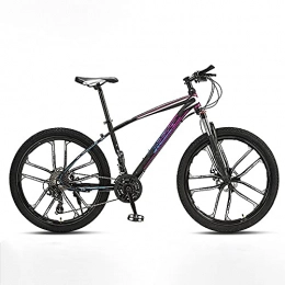 BMDHA Mountain Bike MTB, Mountain Bike 27 velocità 26 Pollici, Bicicletta Uomo Dieci Ruote dei Coltelli Volano di Sospensione Bicicletta Donna Comodo Cuscino