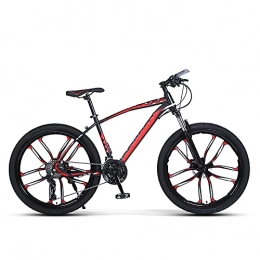 BMDHA Bici MTB, Mountain Bike 27 velocità 26 Pollici, Bicicletta Uomo Telaio Aerodinamico Confortevole Assorbimento degli Urti Bicicletta Uomo Comodo Cuscino