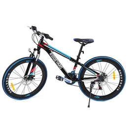 MuGuang Bici MuGuang 26 Pollici 21 velocità Bicicletta MTB Freni a Disco Mountain Bike Unisex per Adulti (Nero+Blu)