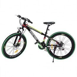 MuGuang Mountain Bike MuGuang 26 Pollici 21 velocità Bicicletta MTB Freni a Disco Mountain Bike Unisex per Adulti (Nero + Verde)