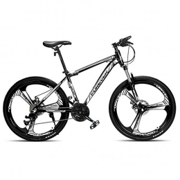 MYRCLMY Mountain Bike MYRCLMY High Timber Giovani E Adulti per Mountain Bike, Alluminio E Acciaio Opzioni Frame, 24 Marce Opzioni, 24 / 26 Pollici Ruote, più Colori Uno Steel Wheel Telaio, Nero, 24inch