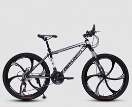 N/AO Mountain Bike N / AO Mountain Bike da 26 Pollici per Adulti con Bici da Strada in Alluminio A 24 velocità A Sospensione Completa-Nero