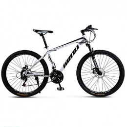 NANXCYR Bici NANXCYR 24 velocità Mountain Bike 26 '' Road Bikes Bike Uomo con Il Doppio Disco di velocità Freno Regolabile Biciclette U Biciclette Tipo Forcella Anteriore Shock Anti-Slip per Uomo e Donna, G