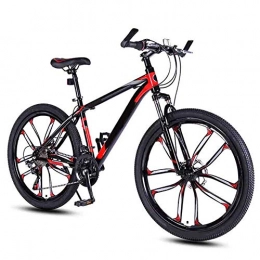 NBVCX Mountain Bike NBVCX Componente per mobili 24 / 26 Pollici Mountain Bike MTB Adatto a Partire da 150 Cm Sospensione a Forcella con Cambio a 21 velocità Bicicletta da Uomo Borsa da Telaio per Bici da Uomo