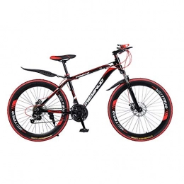 Nerioya Mountain Bike Nerioya Mountain Bike per Adulto, Doppio Assorbimento degli Urti del Freno A Disco 26 Pollici 21 velocità -27 velocità 30 Ruota da Taglio Bicicletta, D, 26 inch 24 Speed