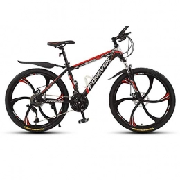 NLRHH Bici NLRHH Bici da Montagna, Mountain Bike Hardtail in Acciaio ad Alta Carbonio, Ruote da 26 Pollici, 6 Ruote a Raggio, Freni a Disco Meccanici, per Adulti, Uomo, Donna, 21 velocità Peng