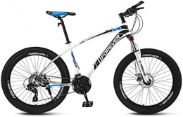 NLRHH Mountain Bike NLRHH Bicicletta da Montagna, 26"Ruota Anteriore Sospensione Mountain Bike 21 / 24 / 27 / 30 velocità Adult Dual Disc Brake Bike Mountain Bike 6-11, 27 velocità Peng