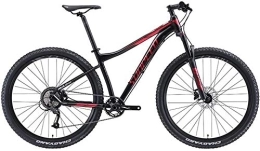 NOLOGO Mountain Bike Nologo Bicicletta 9 velocità Mountain Bike, for Adulti Big Wheels Hardtail for Mountain Bike, Telaio in Alluminio Sospensione Anteriore della Bicicletta, Mountain Trail Bike