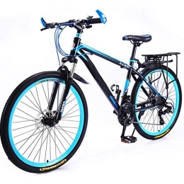 OFFA Mountain Bike OFFA Mountain Bike for Adulti, 24 / 26 Biciclette Pollice Ruote 21 velocit Ammortizzante Doppio Freno, Bici di Alta Acciaio al Carbonio Outroad Biciclette, di Uomini, Donne, Giovani, Unisex