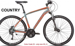 OLYMPIA BICI Mountain Bike OLYMPIA BICI Country Top Uomo ACERA Mix 24 V Forcella:RST Neon ML Lockout Gamma 2020 (Grigio Arancio (cod.23), 54 CM - L)