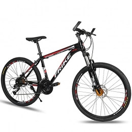 PBTRM Mountain Bike PBTRM 26 Pollici Bicicletta Mountain Bike 27 Marce MTB per Adulti, Doppi Freni Disco, Robusto Telaio Acciaio Carbonio, Forcella Anteriore Regolabile