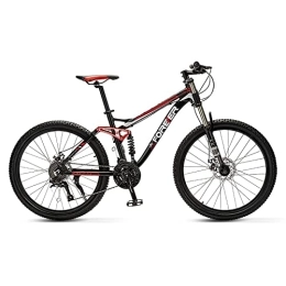 PBTRM Bici PBTRM Mountain Bike per Adulti, Ruote A Raggi 26 Pollici, Bici Montagna A 30 velocità, Mountain Bike Uomo E Donna, Doppia Sospensione Freno A Disco, Alluminio, Leggero E Resistente, D