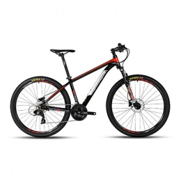 PXQ Bici PXQ - Mountain bike per adulti da 26 / 27, 5", Shimano M310-24 velocità, con forcella anteriore ammortizzata e freno a disco idraulico, bici ultraleggera in lega di alluminio, rosso, 66 x 15, 4 cm