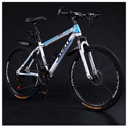 QIMENG Mountain Bike QIMENG 26" Wheel Mountain Bike, 26 Pollici Donna Mountain Bike, Telaio in Acciaio Ad Alto Tenore di Carbonio Bicicletta da Corsa, Hardtail Biciclette, Adatto per Altezza 160-190 Cm, Spoke White, 24 Speed