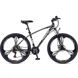 QIU Mountain Bike QIU Mountain Bikes Hyx1 26 Pollici 3 Ruote a Raggio 21 velocità Bicicletta da Montagna Dual Dual Disc Bicycle (Color : White, Size : 26")