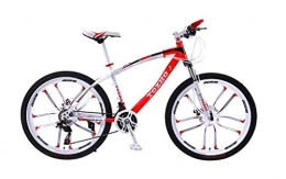 Qj Mountain Bike QJ Freni Bici di Montagna della Bicicletta Maschio e Femmina Studenti Strada 30 velocità Doppio Shock Disco 26 Pollici Luce off-Road per Adulti della Bicicletta