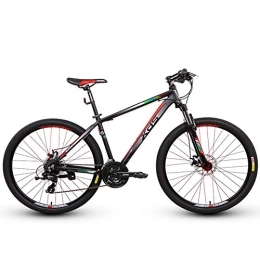 QMMD Bici QMMD Mountain Bike 24 velocità, 27.5 Pollici Bicicletta Mountain Bike, Adulti Front Suspension Mountain Bike, Hardtail Bicicletta, Bicicletta da Montagna, 27.5 inch Green, 24 Speed