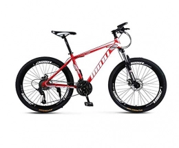 QWE Mountain Bike QWE Mountain Bike, 26 Pollici 21 velocità velocità Variabile VTT Freno A Doppio Disco Coda Dura Fuoristrada per Donna per Adulti All'aperto