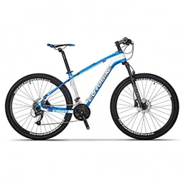 QXue Mountain Bike QXue Mountain Bike Adulto Mountain Bike 27 velocità Una Ruota Fuoristrada a velocità Variabile Ammortizzatore Uomini e Donne Bicicletta Bicicletta, Blu