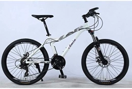 QZ Mountain Bike QZ 24 Pollici 27 velocit Mountain Bike for Adulti, Leggera in Lega di Alluminio Full Frame, Ruota Anteriore Sospensione Femminile off-Road Student Shifting Adulti Biciclette, Freni a Disco