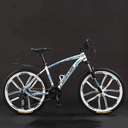 QZ Mountain Bike QZ Mountain Bike, Hard Tail Mountain Bicicletta, Leggero Bicicletta con Sedile Regolabile, Doppio Freno a Disco della Bicicletta, 26 Pollici 21 / 24 / 27 / 30 velocit