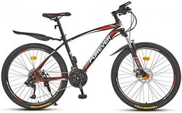 QZ Mountain Bike QZ Mountain Bike Sospensione Anteriore Hardtail 21 / 24 / 27 / 30 Freni a Disco Meccanici velocit Razze Bicicletta della Montagna, Verde, 26 Pollici 27 velocit (Color : Red, Size : 24 inch 30 Speed)