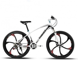 QZ Mountain Bike QZ Variabile Adulti velocit Mountain Bike, Biciclette Doppio Disco Freno, Spiaggia motoslitta Biciclette Sali-Alto tenore di Carbonio Telaio in Acciaio, 26 Pollici Ruote 5-27