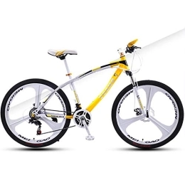 Relaxbx Mountain Bike Relaxbx 27 velocità Uomini e Donne Mountain Bike per Tutti i Terreni 26 Pollici Ruota Pista Bici da Strada a Sospensione Completa MTB Freno a Doppio Disco, Nero