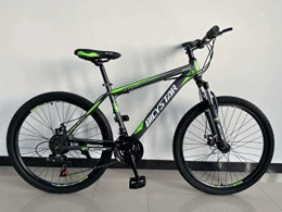 Reset Mountain Bike Reset Bici Bicicletta MTB 29 BICYSTAR 21V Nero Verde