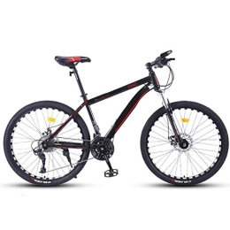 Relaxbx Mountain Bike Ruota da 27, 5 Pollici con Forcella a Sospensione a Doppio Freno con Telaio in Lega Leggera di Alluminio da 30 velocità, Mountain Bike, Rosso