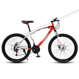 Relaxbx Mountain Bike Ruote da 24 Pollici Mountain Bike Doppio Freno a Disco 21 velocità Bambino Unisex Bicicletta Sospensione Anteriore Ruota MTB a Raggi, Verde