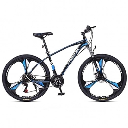 FBDGNG Mountain Bike Ruote da 27, 5 pollici, telaio in acciaio al carbonio 24 / 27 velocità, freni a disco anteriori e posteriori, adatte per uomini e donne appassionati di ciclismo (dimensioni: 27 velocità, colore: blu)