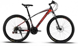 Abrahmliy Mountain Bike Ruote per Freni a Doppio Disco per Mountain Bike per Adulti Beach Bike Bike Upgrade Telaio in Acciaio ad Alto tenore di Carbonio Ruote da 24 Pollici-Orange_21 velocità