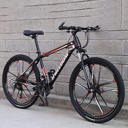 SANJIANG Mountain Bike SANJIANG Mountain Bike Ruote da 24 / 26 Pollici Freni A Disco 21 / 24 / 27 / 30 velocità Sospensione Anteriore per Bicicletta da Uomo MTB, A-24in-27speed